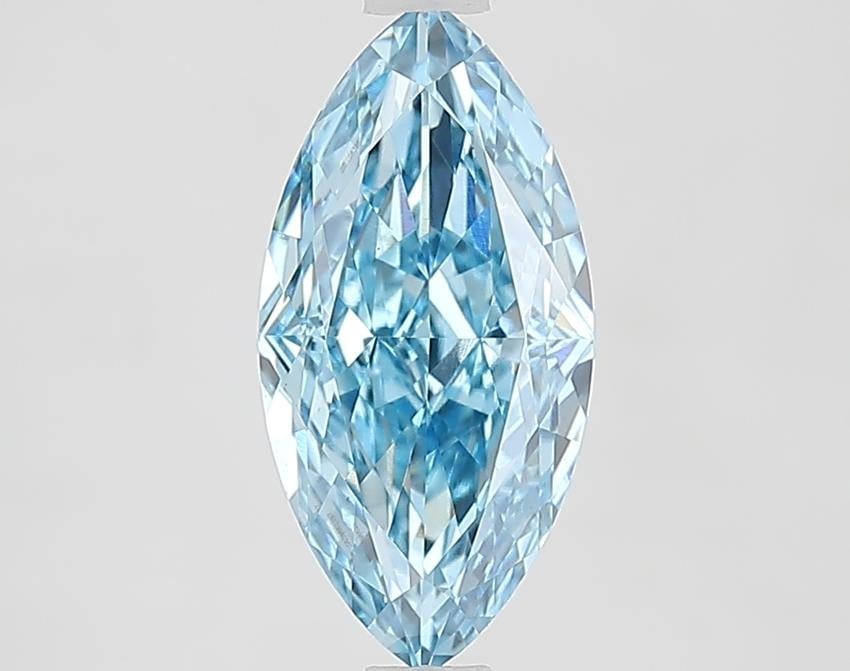 2.02 Ct. Fancy Blue Marquise Lab Grown Diamond