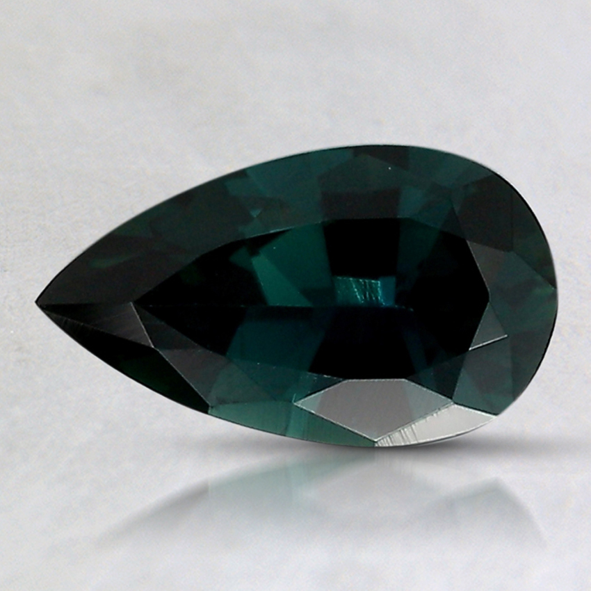 9x5.2mm Unheated Blue Pear Kenyan Sapphire