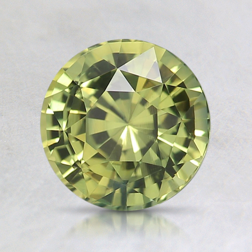 7mm Premium Green Round Sapphire