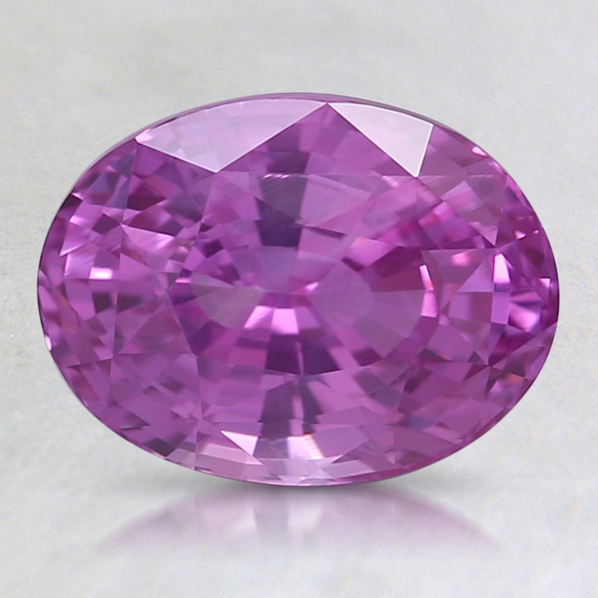8.7x6.5mm Pink Oval Sapphire