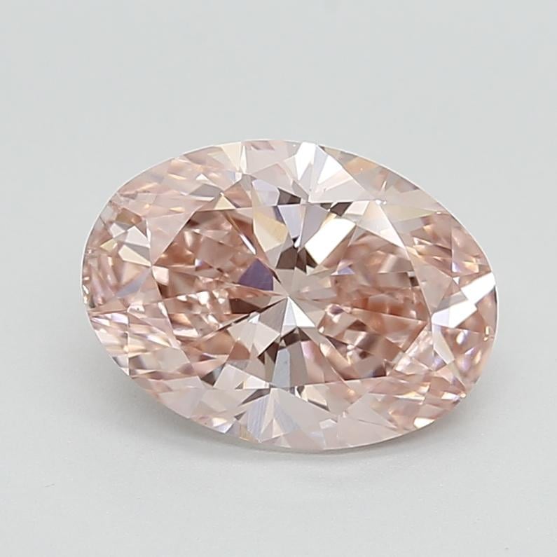 2.00 Ct. Fancy Intense Pink Oval Lab Grown Diamond