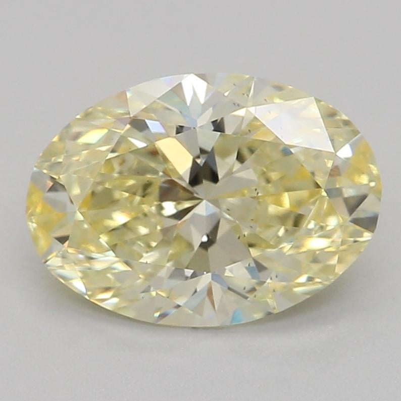 1.03 Ct. Fancy Yellow Oval Lab Grown Diamond