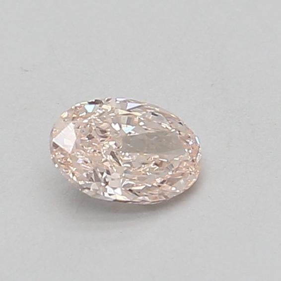 0.48 Ct. Fancy Intense Pink Oval Lab Grown Diamond