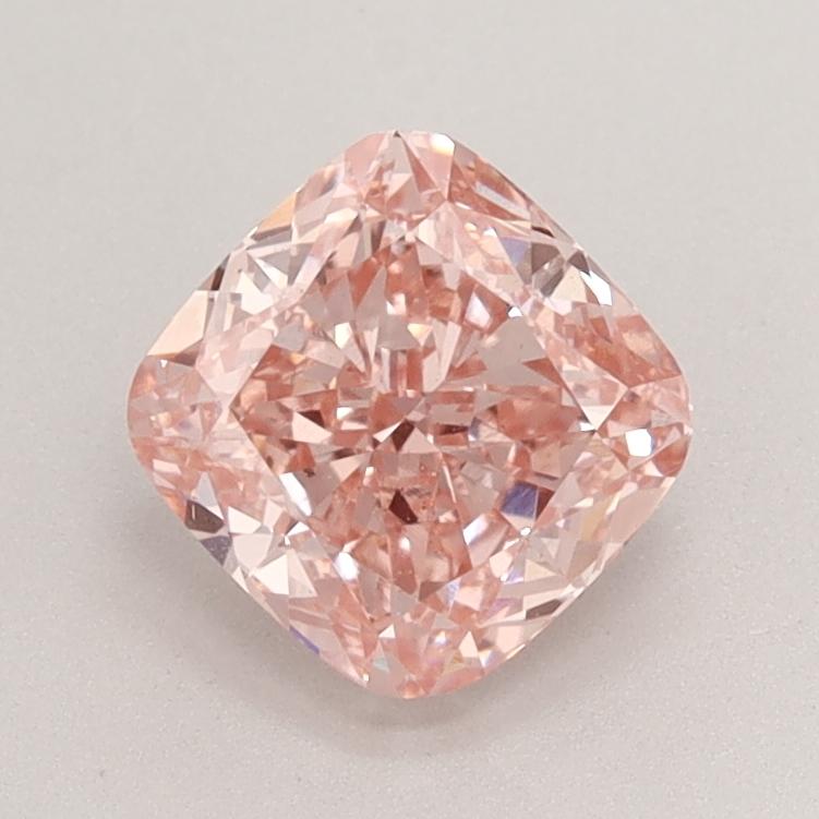1.54 Ct. Fancy Vivid  Pink Cushion Lab Grown Diamond