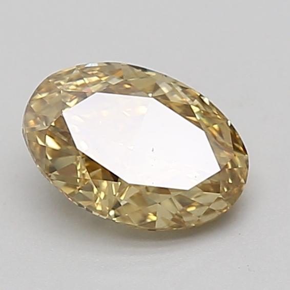 1.12 Ct. Fancy Intense Yellow Oval Lab Grown Diamond