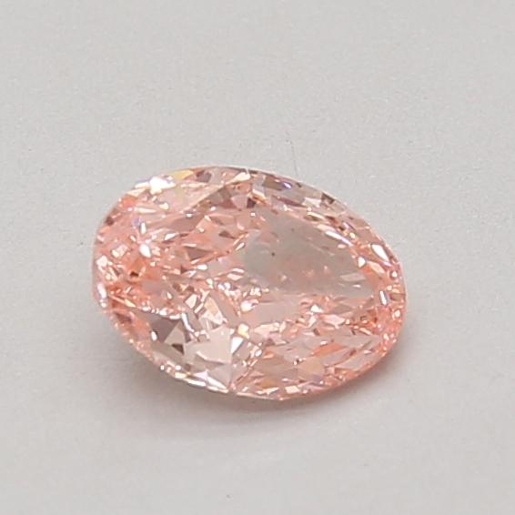 0.57 Ct. Fancy Vivid Pink Oval Lab Grown Diamond