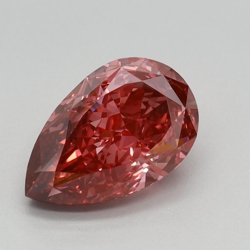 1.66 Ct. Fancy Vivid Pink Pear Lab Grown Diamond
