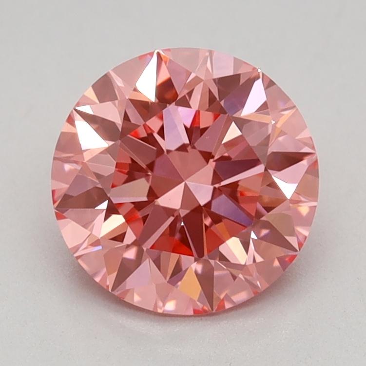 1.05 Ct. Fancy Vivid Pink Round Lab Grown Diamond