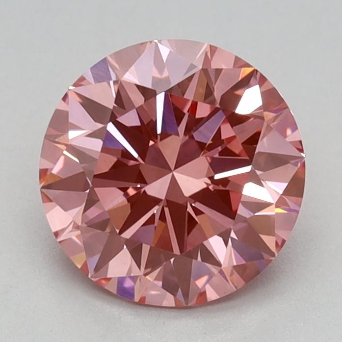 1.00 Ct. Fancy Vivid Pink Round Lab Grown Diamond