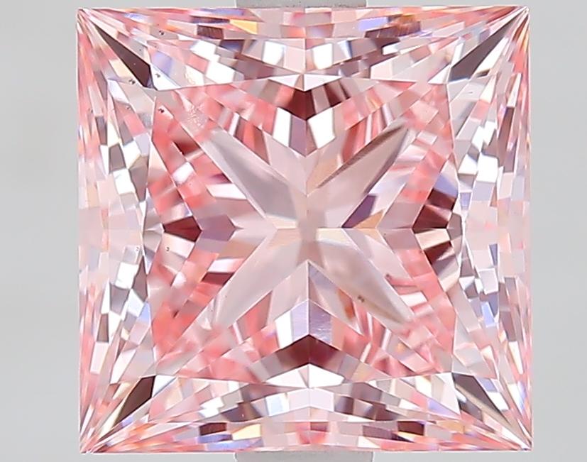 2.75 Ct. Fancy Intense Pink Princess Lab Grown Diamond