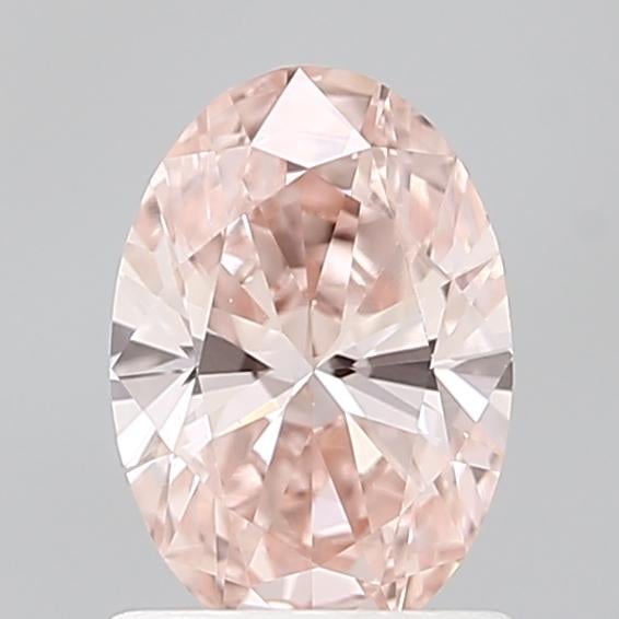 0.94 Ct. Fancy Vivid Pink Oval Lab Grown Diamond