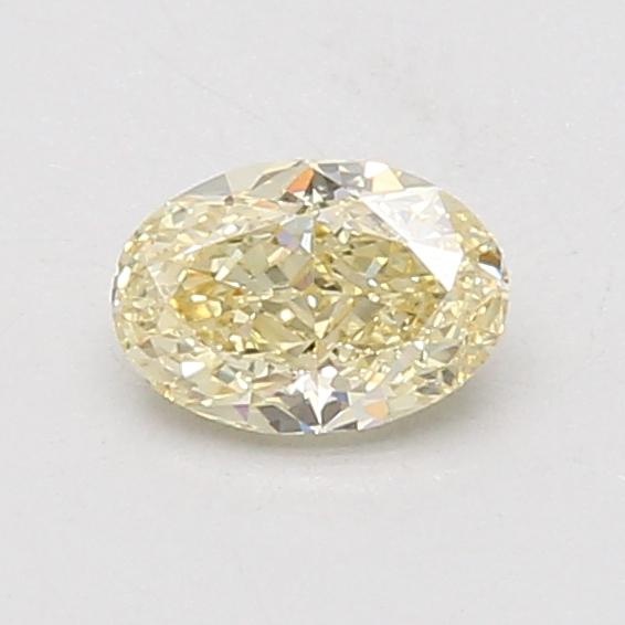 0.58 Ct. Fancy Yellow Oval Lab Grown Diamond