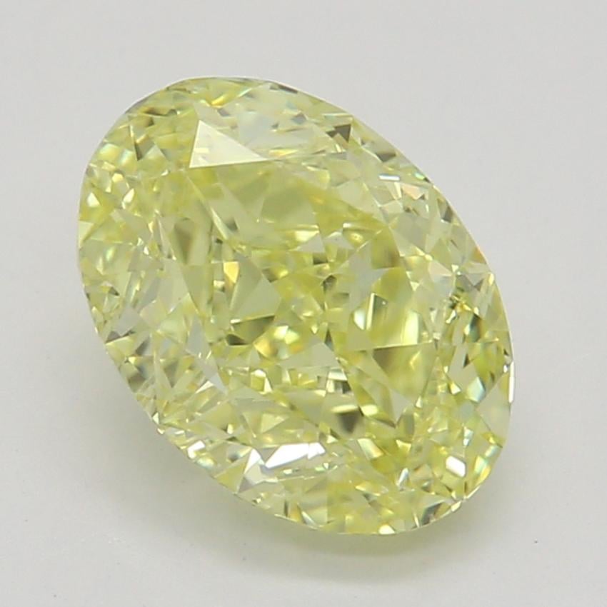 1.00 Ct. Fancy Intense Yellow Oval Diamond