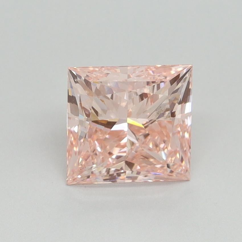 1.49 Ct. Fancy Intense Pink Princess Lab Grown Diamond