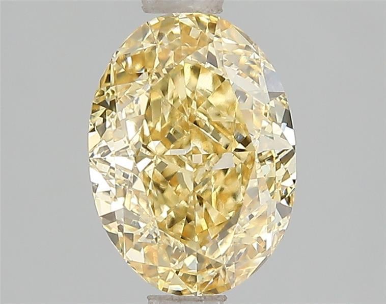 2.01 Ct. Fancy Vivid Yellow Oval Lab Grown Diamond