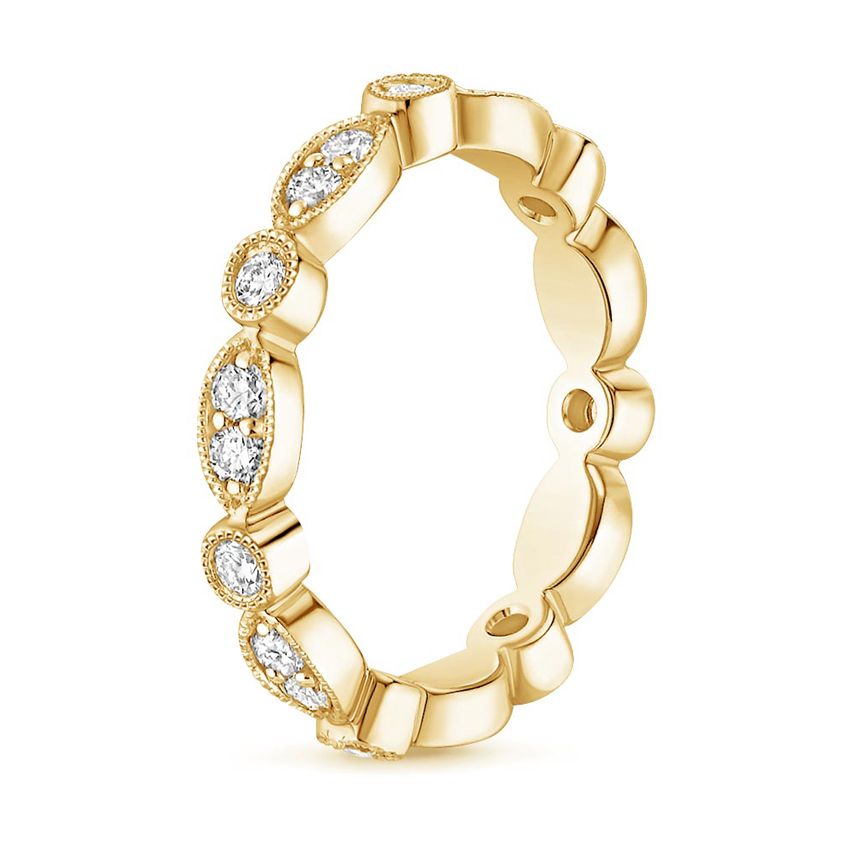 Tiara Diamond Ring (1/10 ct. tw.) in 18K Yellow Gold
