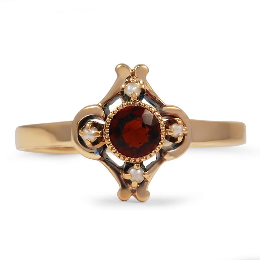 Victorian Garnet Vintage Ring