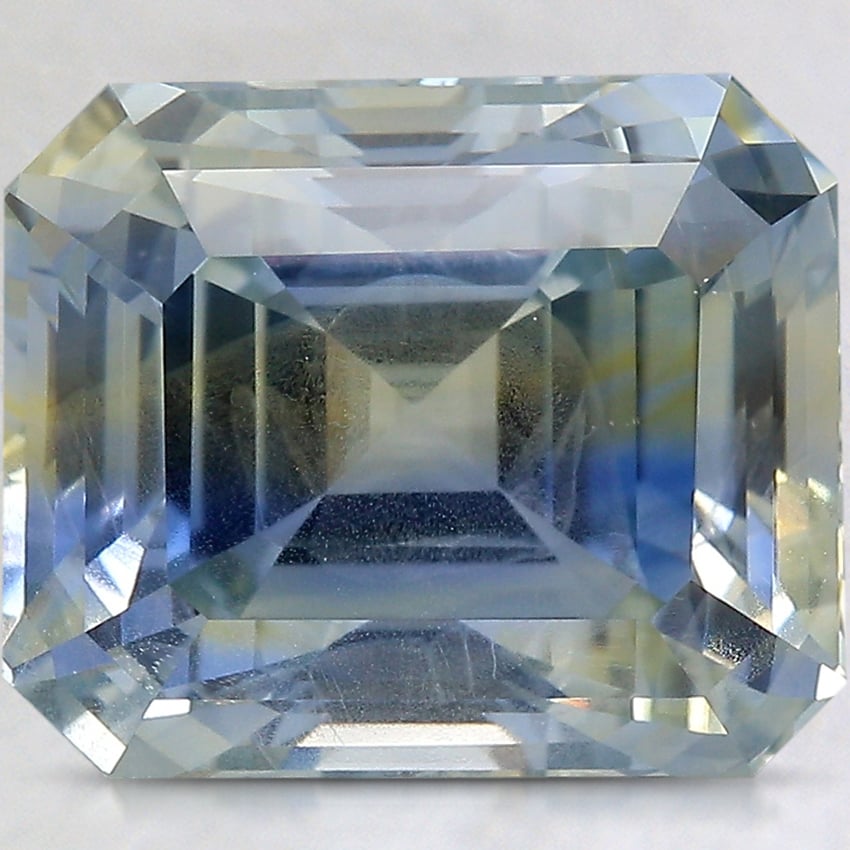 13.1x10.9mm Bi-Color Emerald Sapphire