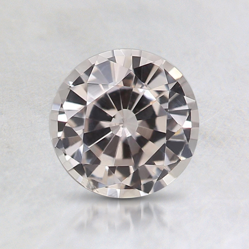 6.1mm Peach Round Sapphire
