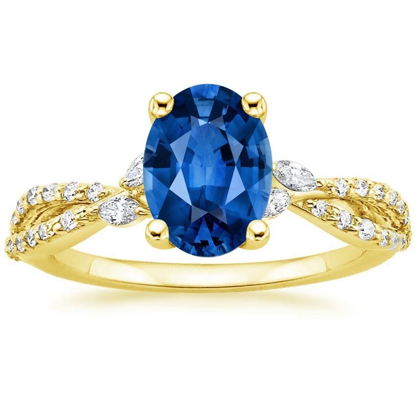 Sapphire Luxe Willow Diamond Ring (1/3 ct. tw.) in 18K Yellow Gold
