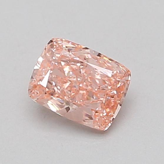 0.73 Ct. Fancy Vivid Pink Cushion Lab Grown Diamond