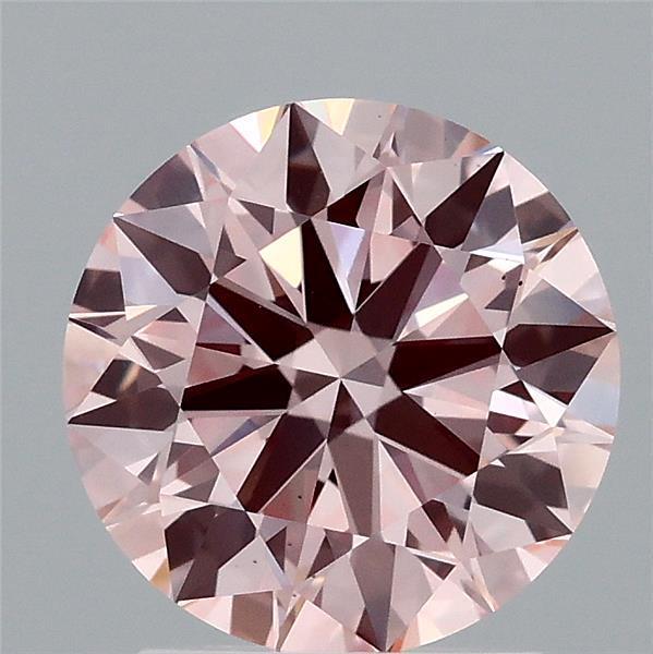2.01 Ct. Fancy Intense Pink Round Lab Grown Diamond