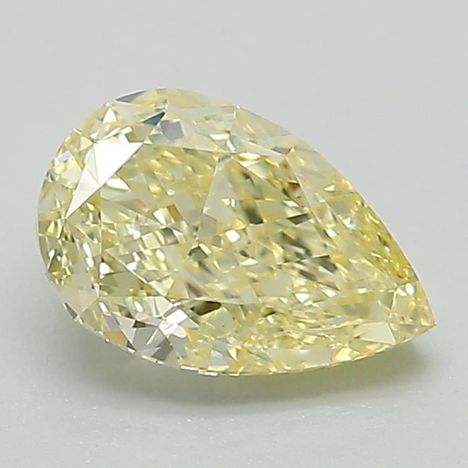 1.11 Ct. Fancy Intense Yellow Pear Lab Grown Diamond