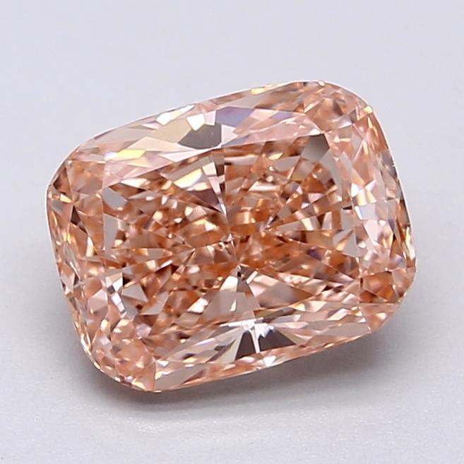 1.82 Ct. Fancy Vivid  Pink Cushion Lab Grown Diamond