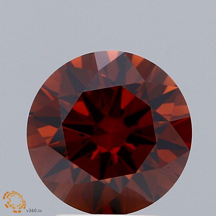 2.13 Ct. Fancy Deep Orange Round Lab Grown Diamond