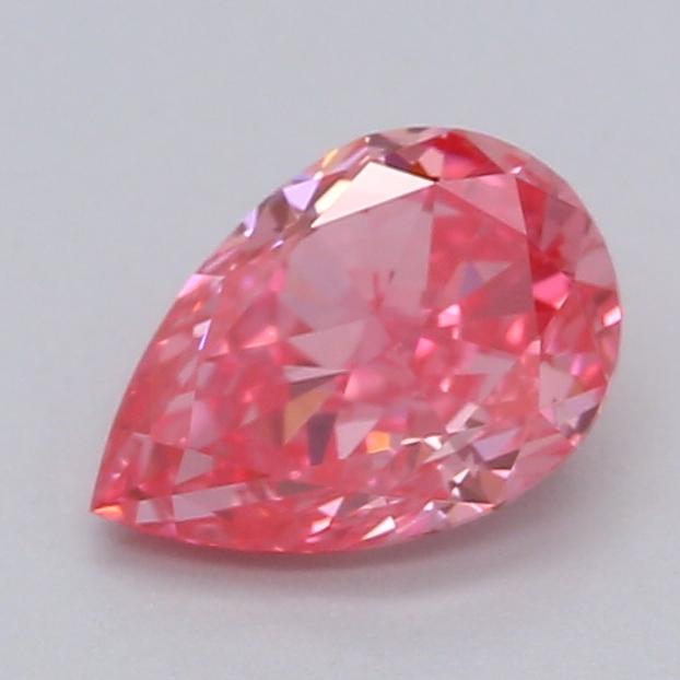0.54 Ct. Fancy Vivid Pink Pear Lab Grown Diamond