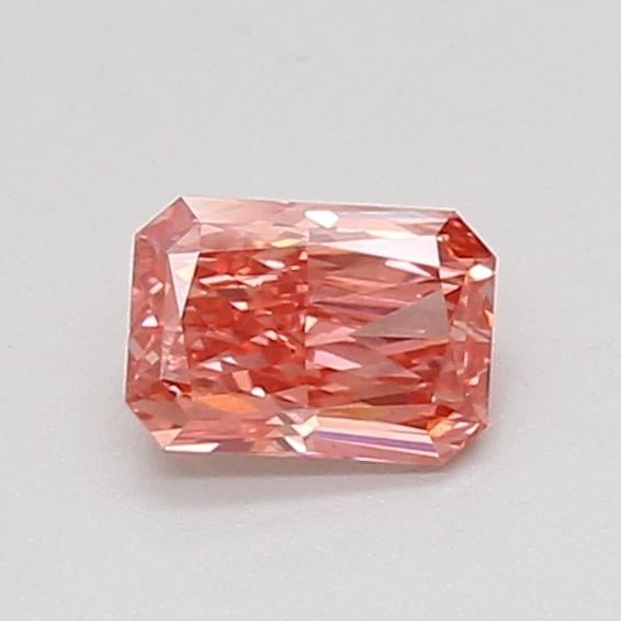 0.56 Ct. Fancy Vivid Pink Radiant Lab Grown Diamond