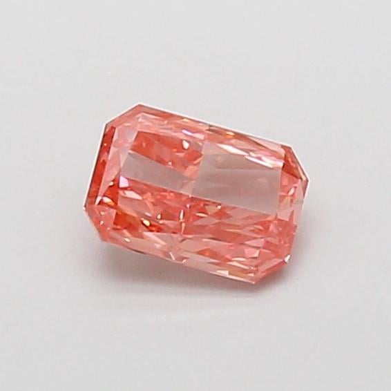 0.43 Ct. Fancy Vivid Pink Radiant Lab Grown Diamond
