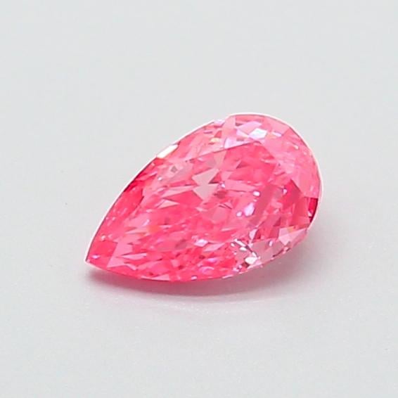 0.49 Ct. Fancy Vivid  Pink Pear Lab Grown Diamond