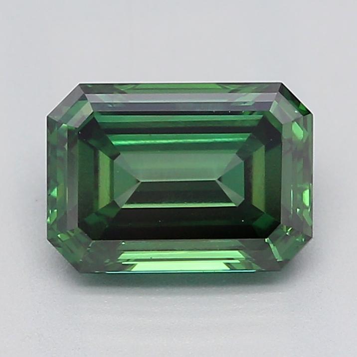 1.02 Ct. Fancy Vivid  Green Emerald Lab Grown Diamond