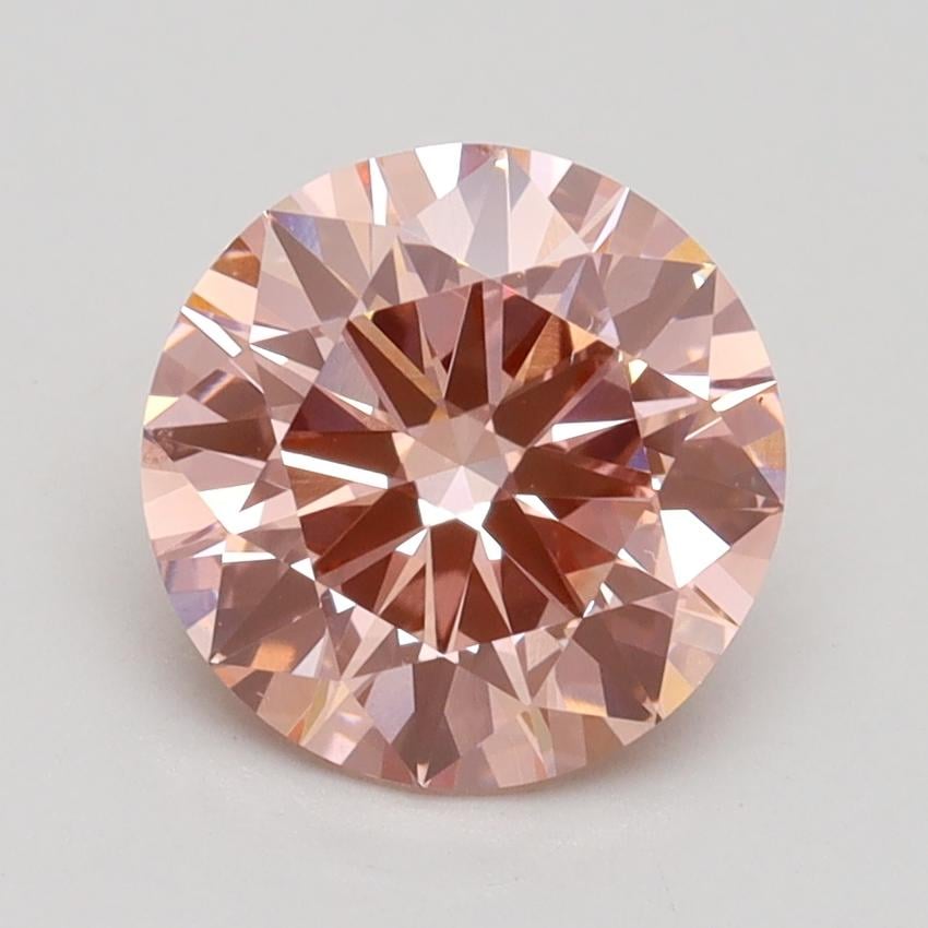 2.02 Ct. Fancy Intense Pink Round Lab Grown Diamond