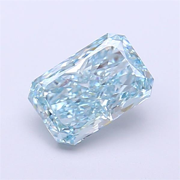 1.04 Ct. Fancy Intense Blue Radiant Lab Grown Diamond