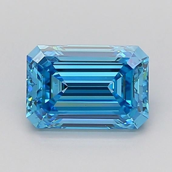 1.53 Ct. Fancy Vivid Emerald Lab Grown Diamond