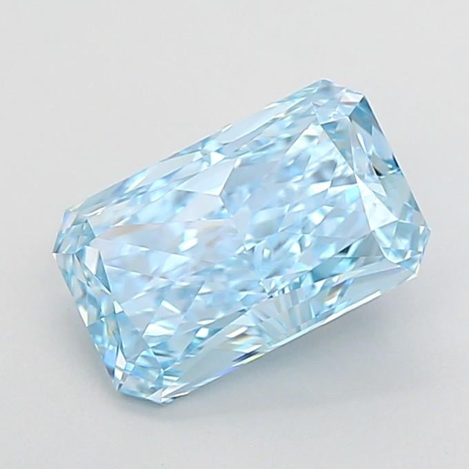 1.95 Ct. Fancy Vivid Blue Radiant Lab Grown Diamond