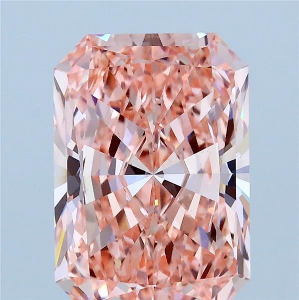 3.00 Ct. Fancy Pink Radiant Lab Grown Diamond