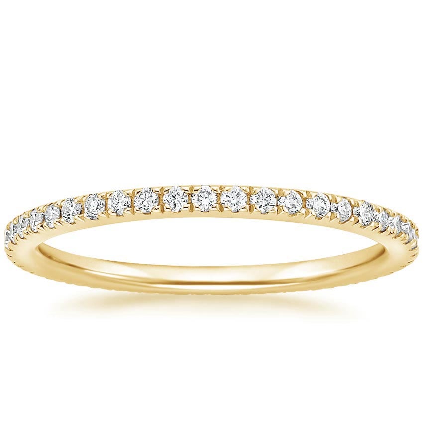 Rose gold diamond engagement ring with surprise diamond details