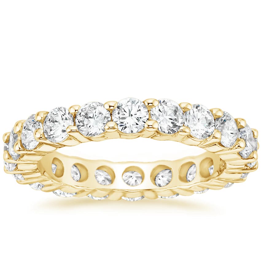 Yellow Gold Lab Diamond Eternity Ring (3 ct. tw.)