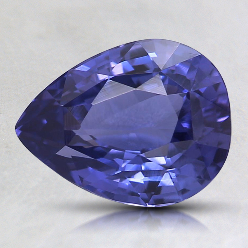 8.8x6.7mm Unheated Purple Pear Sapphire