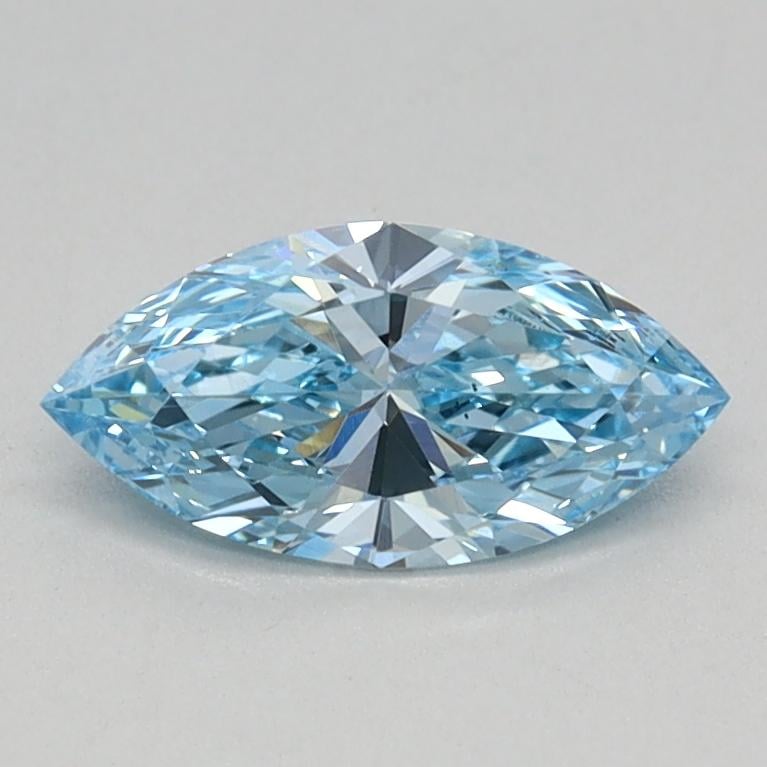 0.46 Ct. Fancy Intense Blue Marquise Lab Grown Diamond