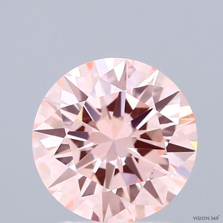 2.01 Ct. Fancy Pink Round Lab Grown Diamond