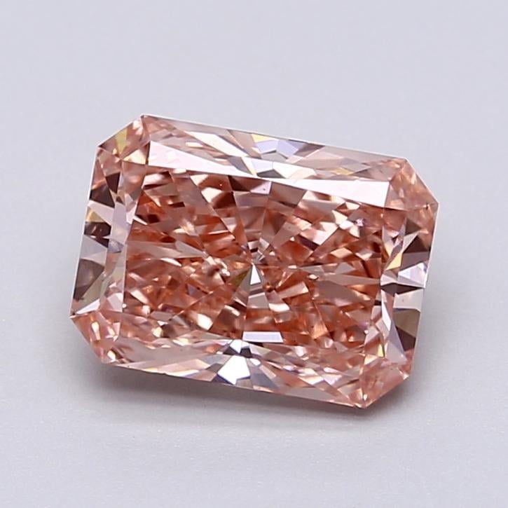 2.42 Ct. Fancy Vivid  Pink Radiant Lab Grown Diamond