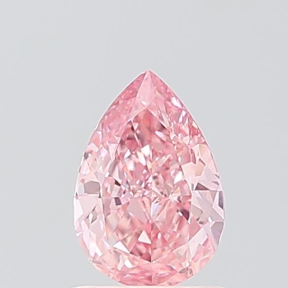 0.78 Ct. Fancy Vivid Pink Pear Lab Grown Diamond