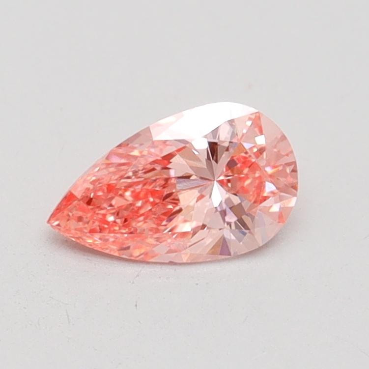 0.46 Ct. Fancy Vivid Pink Pear Lab Grown Diamond