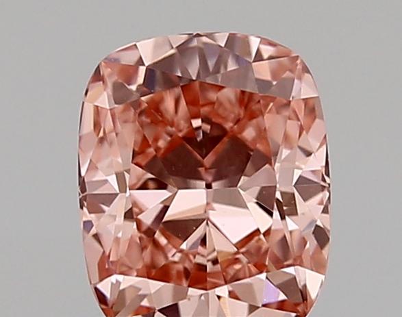 1.04 Ct. Fancy Vivid Pink Cushion Lab Grown Diamond