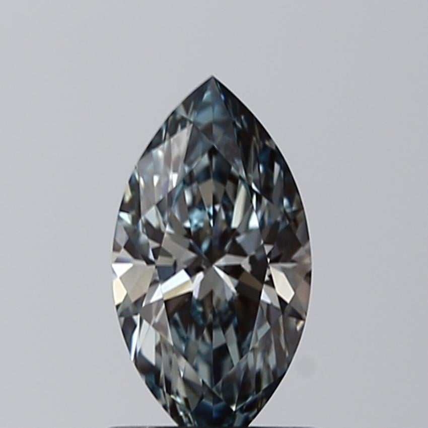 0.90 Ct. Fancy Blue Marquise Lab Grown Diamond