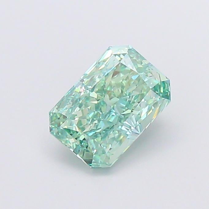 2.08 Ct. Fancy Vivid  Green Radiant Lab Grown Diamond